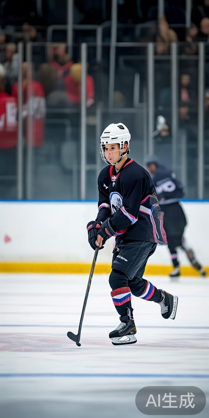 冰球少年勇闯极限，续写赛场荣耀辉煌瞬间